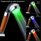 LED Shower Head with Water Filter