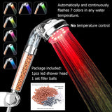 LED Shower Head with Water Filter