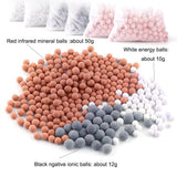 Replacement Bio-active Stone for Ionic Filter Shower Head Water Purification Beads Negative Ions Ceramic Balls