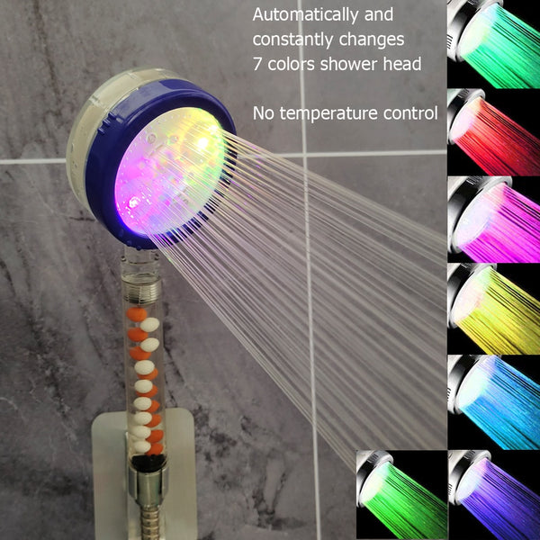 LED Shower Head with Water Filter