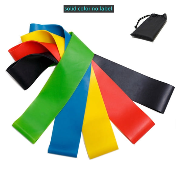 5PCs/Set Elastic Rubber Resistance Bands for Sports Training