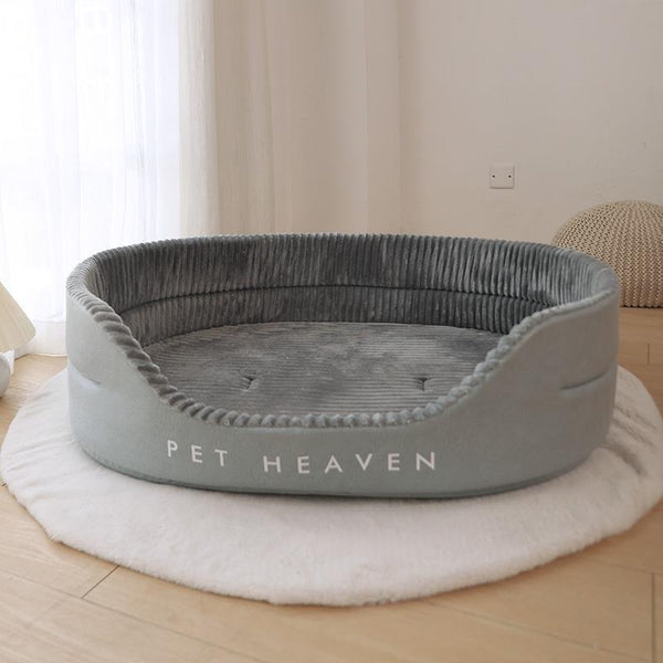 Double-sided bed for dog and cat, house sofa, soft fleece, warm bed