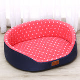 Double-sided bed for dog and cat, house sofa, soft fleece, warm bed