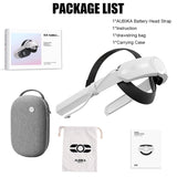 Head Strap with Battery for Oculus Quest 2 Extend Playtime Adjustable Comfortable Elite Strap VR Replacement Accessories