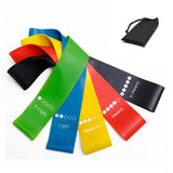 5PCs/Set Elastic Rubber Resistance Bands for Sports Training