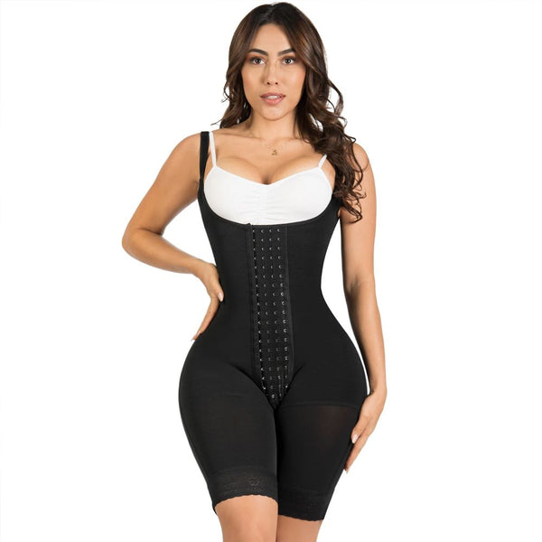 Women Shapewear Double Compression Post-operative waist trainer Butt Lifter Girdle Lace Body Shaper fajas colombianas