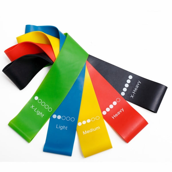 5PCs/Set Elastic Rubber Resistance Bands for Sports Training