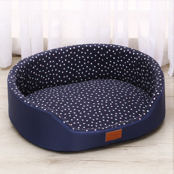 Double-sided bed for dog and cat, house sofa, soft fleece, warm bed