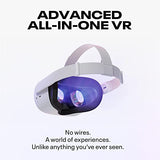 Quest 2 - Advanced All-In-One Virtual Reality VR Headset Display Panoramic Somatosensory Game Consol 128GB/256GB