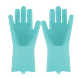 Magic silicone dishwashing gloves