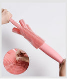 Magic silicone dishwashing gloves